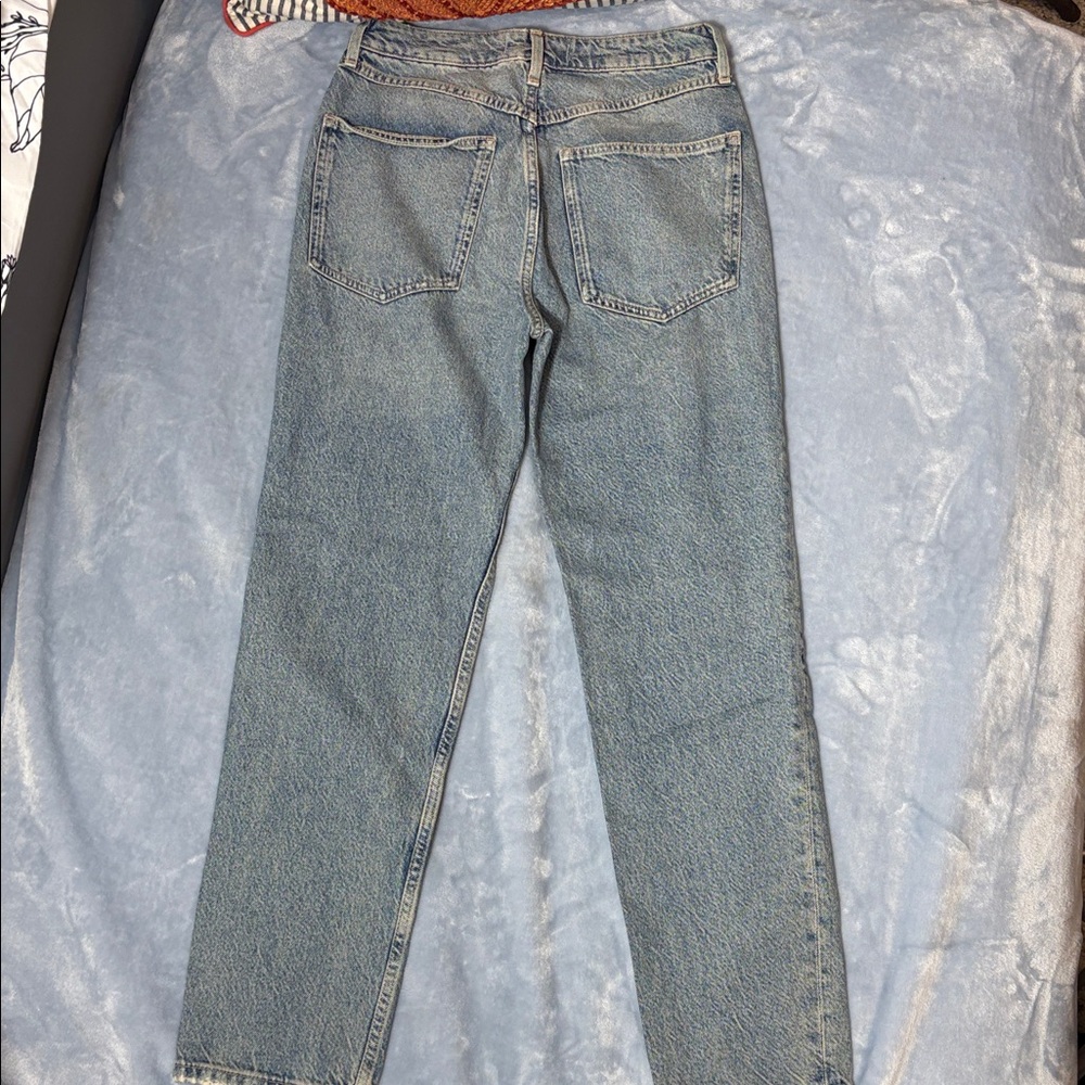 Free People We The Free Fast Times High Rise Mom Jeans - Picture 3 of 10